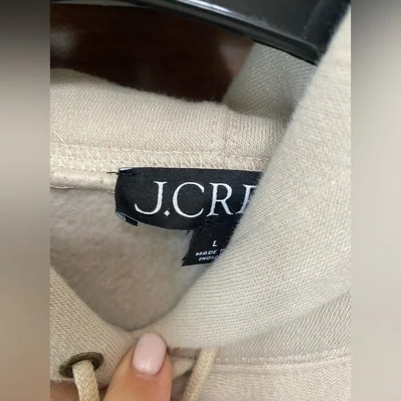 J. Crew X Christopher John Rogers heritage fleece hoodie w/sequins Sz L - Picture 6 of 8